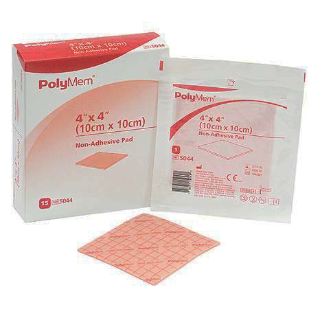 Polymem 5" x 5" Non-Adhesive PolyMeric Membrane Dressing, EA/1
