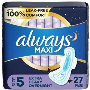 Always ALW TFF 6/27 Sz 5 Ongt UN T9 2.7X, 27 ct, PK/27