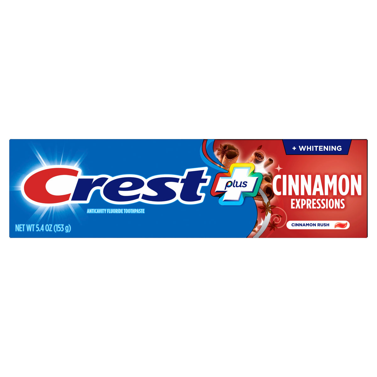 Crest Whitening Plus Cinnamon Expressions Toothpaste, 5.4 oz