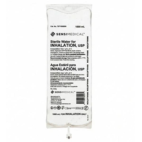 Sensimedical Sterile Water for Inhalation USP, 1000mL Bag