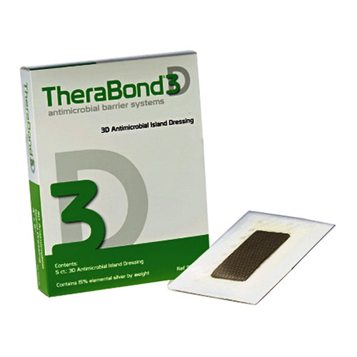 TheraBond 3D Antimicrobial Contact Dressing, 4" x 8", EA/1