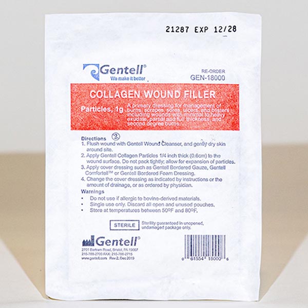 Gentell Collagen Particles, 1 Gram, EA/1
