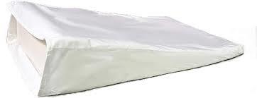Alex Orthopedic Cover for Bed Wedge Pillow, 21" x 21" x 11", White