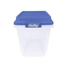 Hefty Hi-Rise 32 Qt. Storage Container