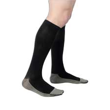 Knee, 30-40, Reg, Full Foot, Sz 3, Black