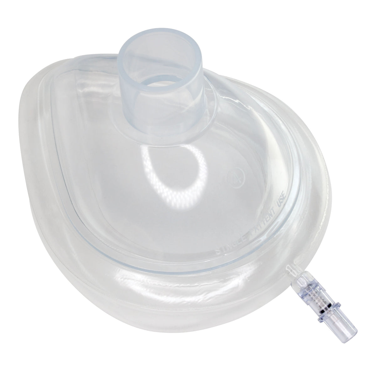 Sunset Healthcare Solutions Inflatable Air Cushion Breathing Mask with Valve, No Hooks, Adult Small