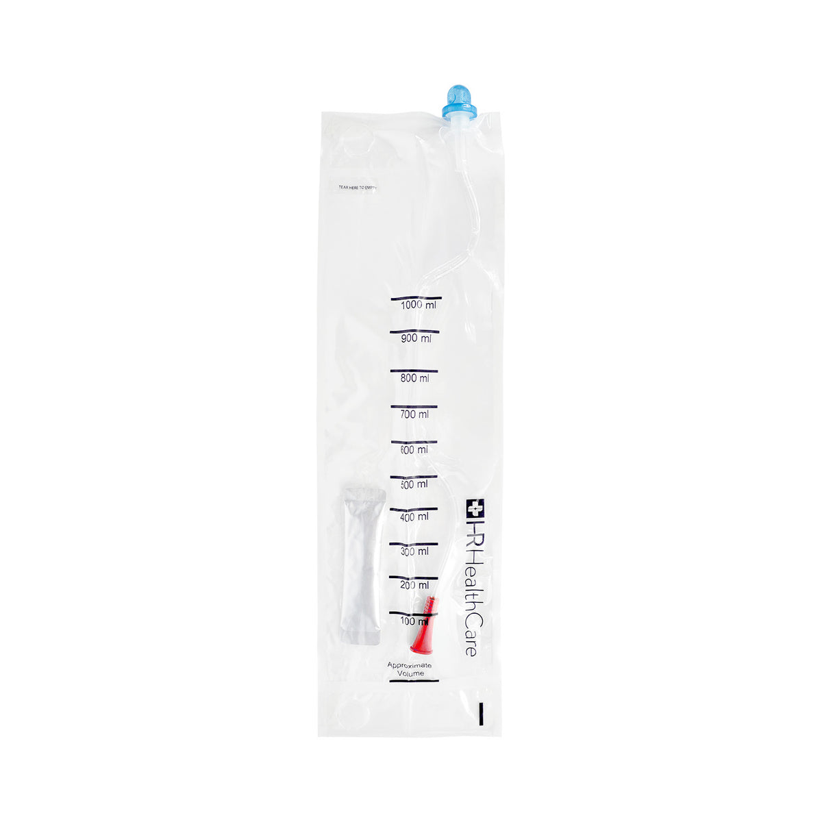 EZ-Protect Hydrophilic Closed System Intermittent Catheter, 18 FR, 16" Length, 1000 mL Collection Bag, Privacy/Disposal Bag
