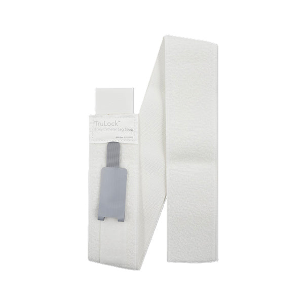 TruLock Foley Catheter Leg Strap with Dual-Locking Tabs, Stretch Material, Hook-and-Loop Closure; 2" x 24", EA/1