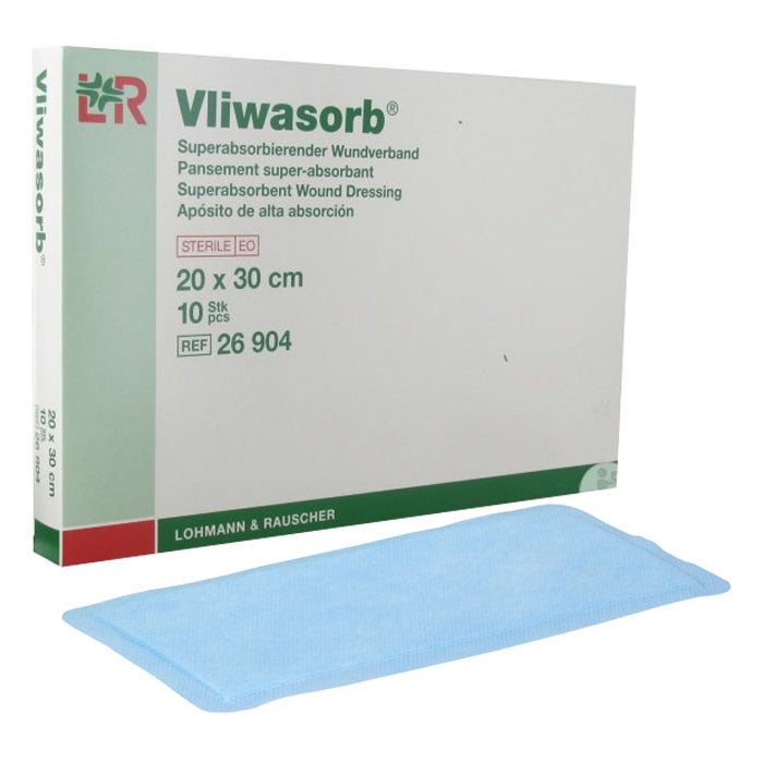 Vliwasorb Super Absorbant Dressing, 8" x 12"