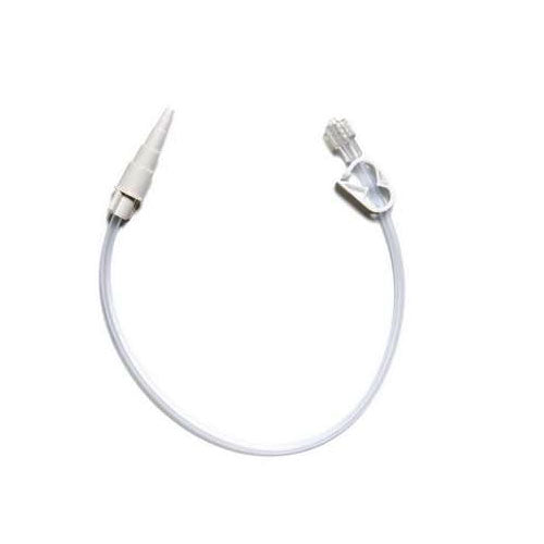 MIC Extension Tubing 12" With Threaded Feeding Port and Stepped Connector at Opposite Ends, EA/1