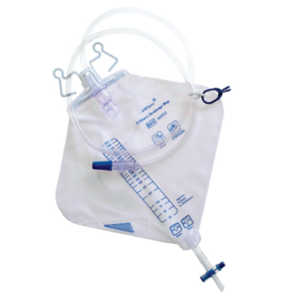 Sterile Urinary Drainage Bag with Anti-Reflux Chamber 2,000 mL