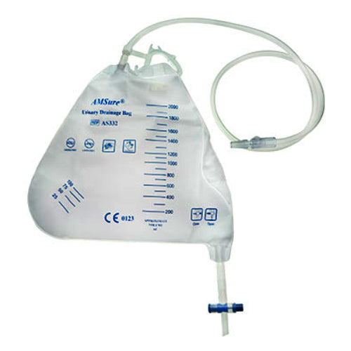 Urinary Drainage Bag with Anti-Reflux Valve 2,000 mL