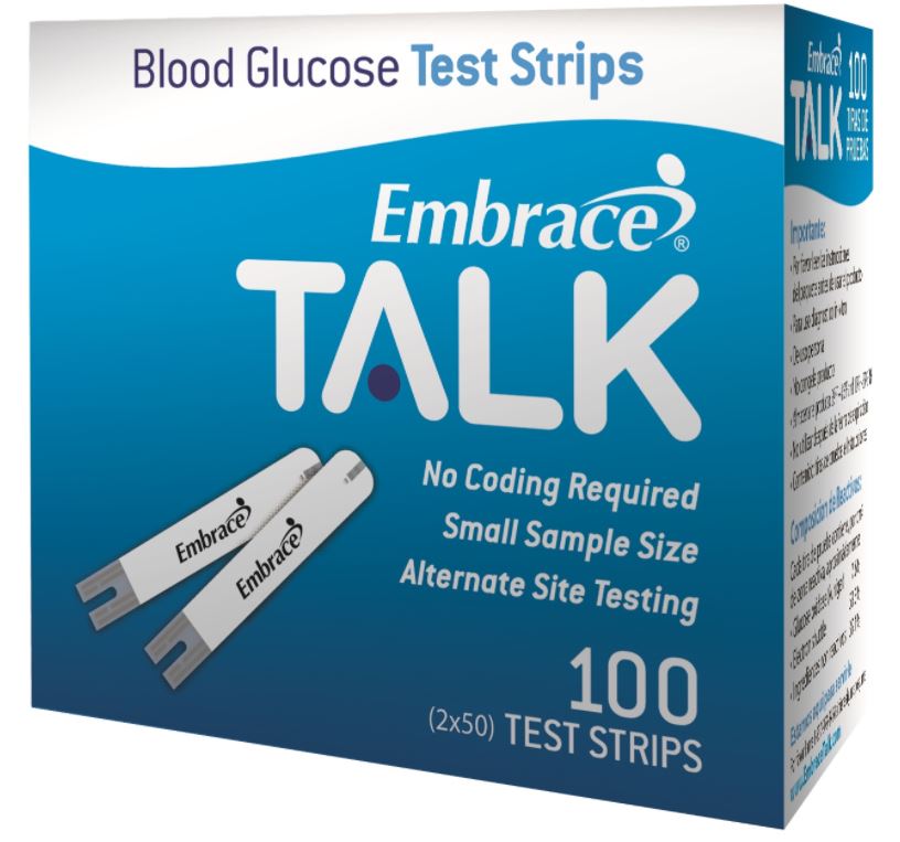 Embrace TALK Test Strip (100 Count), BX/100
