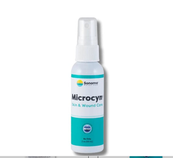 Microcyn Skin and Wound Cleanser, Pump Spray, 2 oz