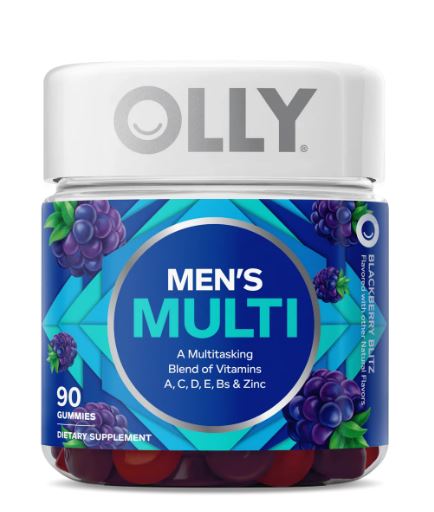OLLY Men's Multivitamin - Blackberry Blitz 90ct
