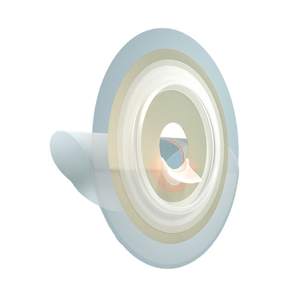 Ostoform FLOWASSIST Flat 2-Piece Baseplate, Medium, Extended Wear, Cut-to-Fit, (1"-1-3/4"), BX/5