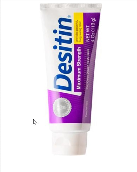 Desitin Maximum Strength Diaper Rash Ointment, 4 oz. Tube