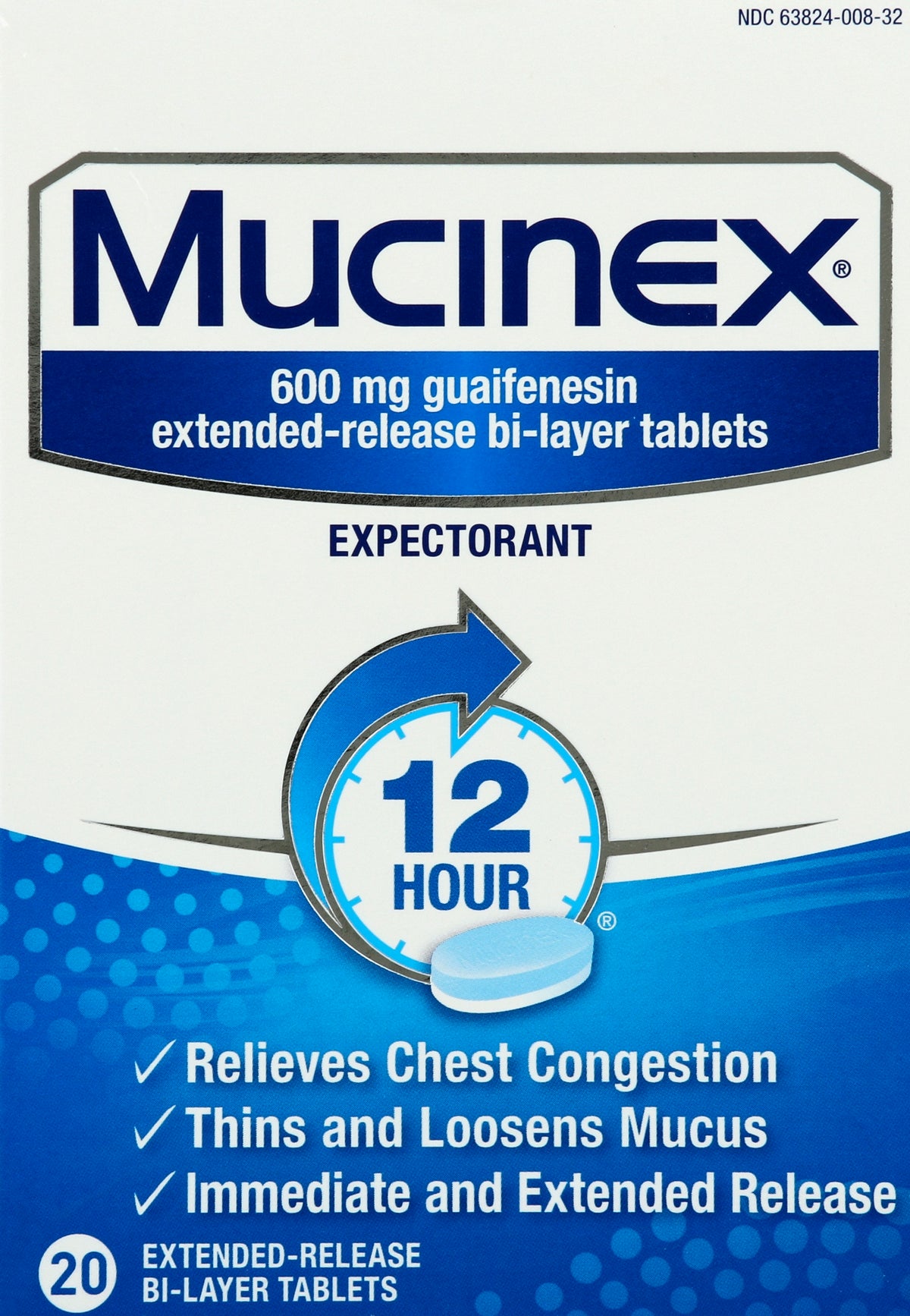 Mucinex SE Max Strength Extended Release Bi-Layer Tablets, 14 ct