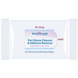 Safe N Simple Adhesive Remover Wipe, 50/Package, PK/50