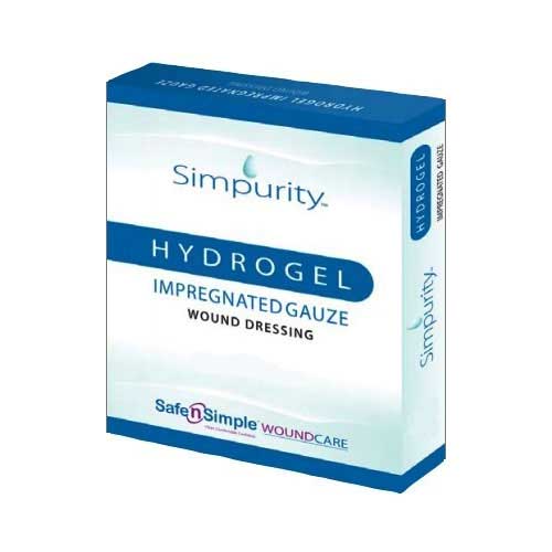 Safe N Simple Simpurity Impregnated Hydrogel Gauze 4" x 5", EA/1