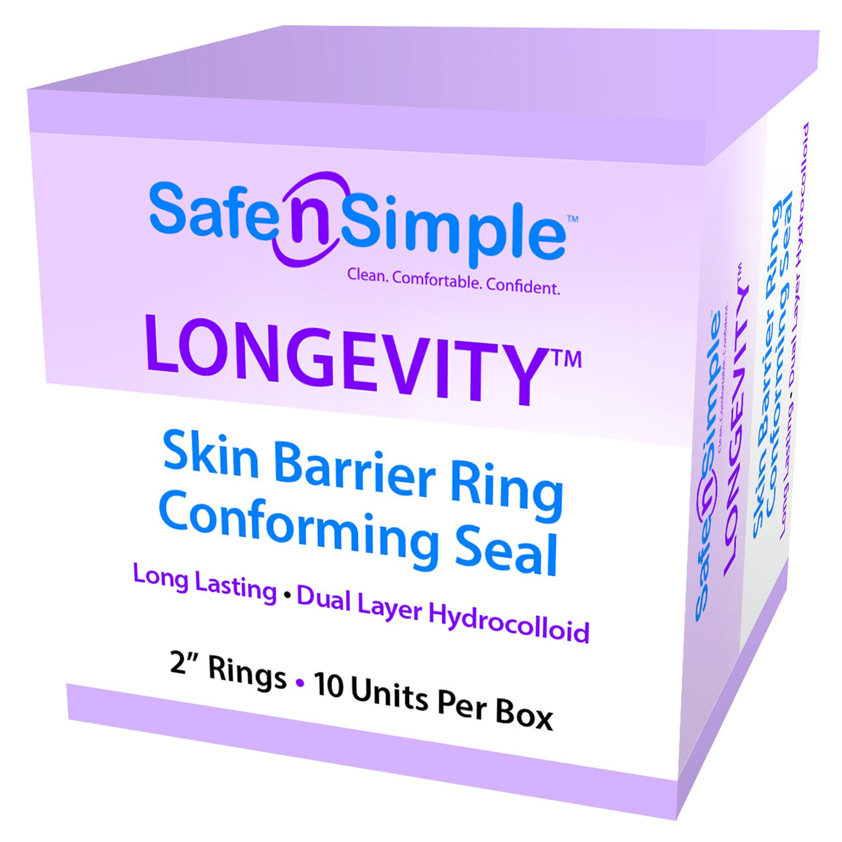 Longevity Skin Barrier Seal 2" Skin Barrier Ring, BX/10