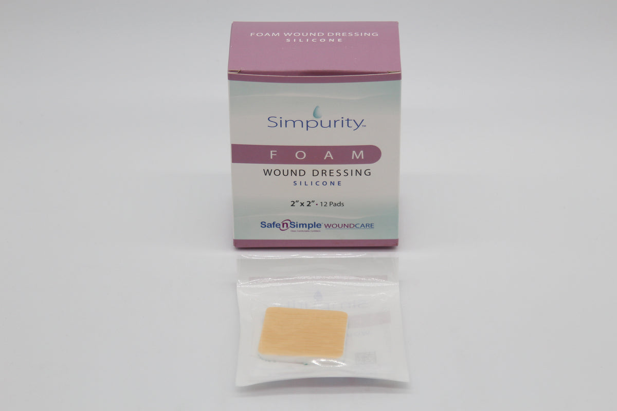 Safe N Simple Simpurity Silicone Foam, 2" x 2", EA/1