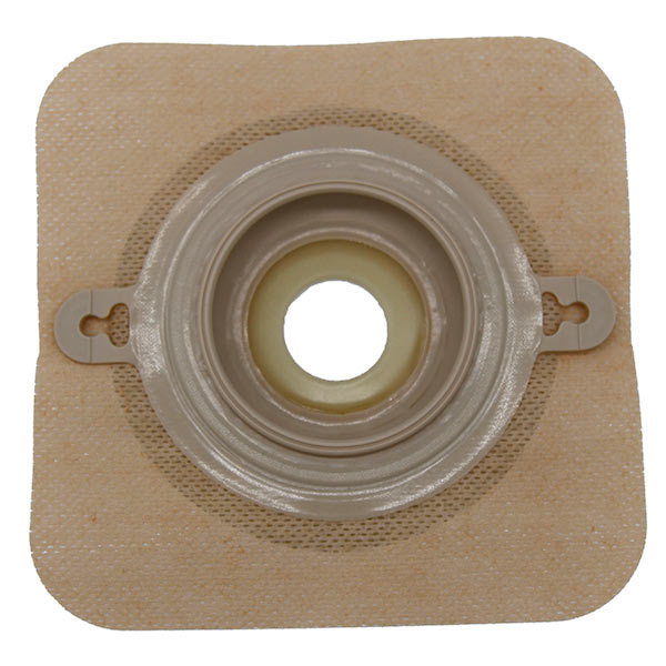 Safe N Simple 5" x 5" 2-Piece Wafer, Extended Wear, Convex, with Tape Collar, Beige, 50 mm, 2" Flange, 7/8" Precut Stoma Opening-- REPLACES RRSNS7822134
