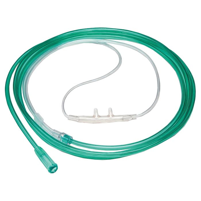 Adult High-Flow Cannula with Facepiece, Green, 7', EA/1