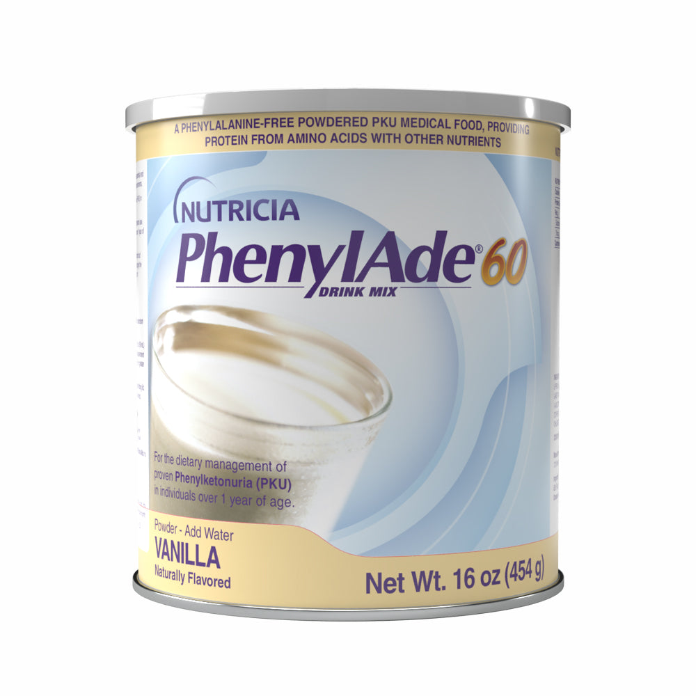 PhenylAde 60 Drink Mix, 1 lb Can (454 g), Vanilla Flavored-- REPLACES SB119853