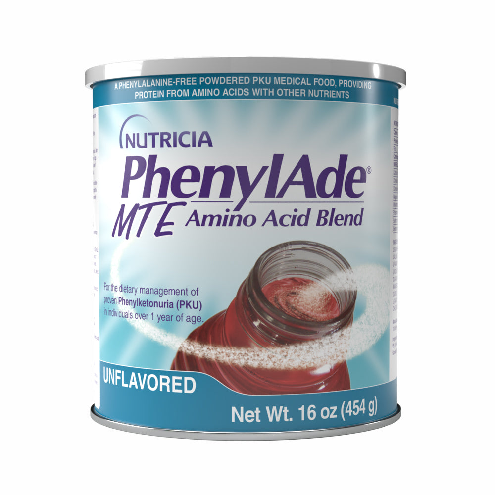 PhenylAde MTE Amino Acid Blend, 1 lb Can (454 g), Unflavored-- REPLACES SB120448