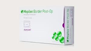 Mepilex Border Post Op Dressing with Safetac Technology, 4" x 10" - Replaces SC295850, EA/1