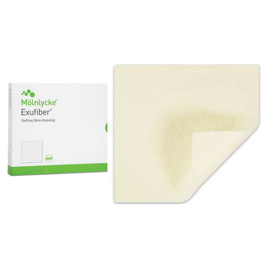 Exufiber Gelling Fiber Wound Dressing, 6" x 6", EA/1