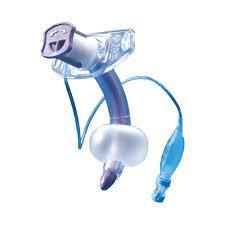 Smiths Medical ASD, Inc. BLUselect Tracheostomy Tube with Wedge and Decan Cap, Cuffed, Fenestrated, Size 7.0
