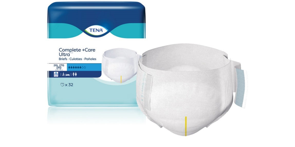 TENA Complete Ultra Brief, XXL 58" - 69", 32 Count, PK/32