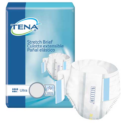 TENA Stretch Brief - Bariatric, 3X-Large, 69" - 96", PK/8