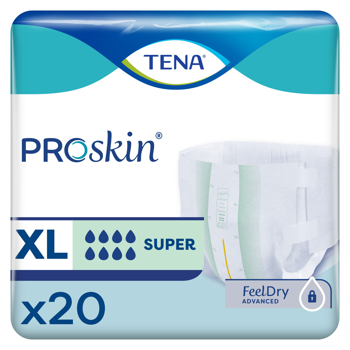 TENA ProSkin Super Brief, X-Large - REPLACES SQ68011