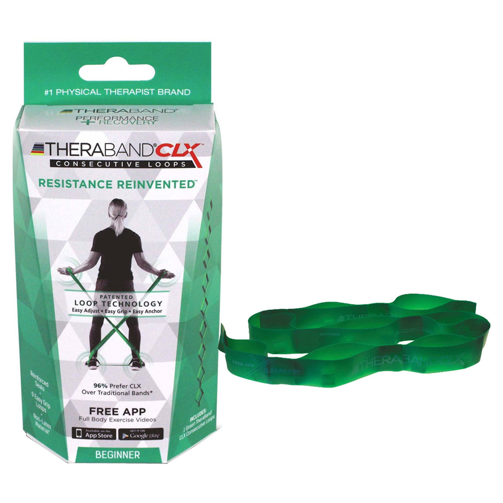 TheraBand CLX, Beginner, 5', Green, EA/1