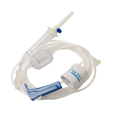 I.V. Administration Set with GVS Easydrop Flow Regulator, 0.22 Micron In Line GVS Speedflow Air-Eliminating Filter