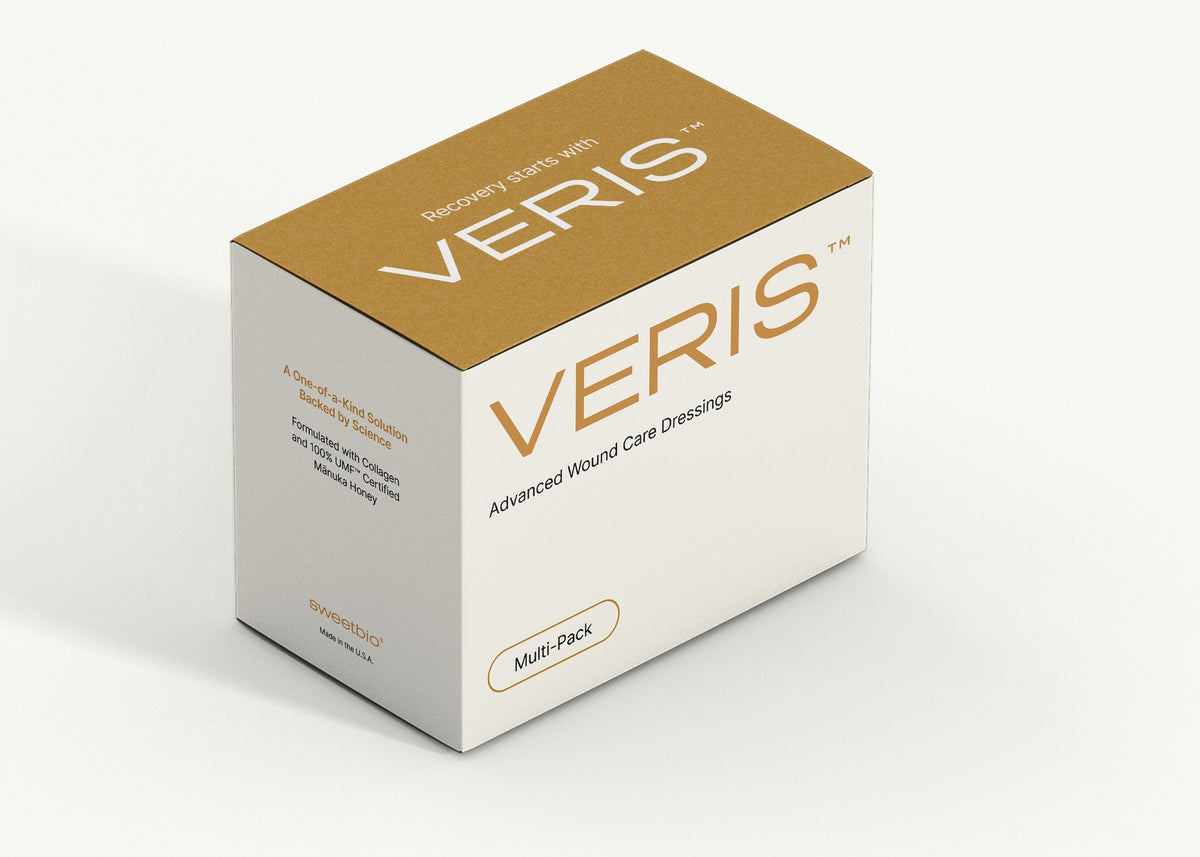 VERIS Collagen and Manuka Honey Dressing, 2" x 2", EA/1