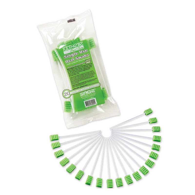 Toothette Plus Swabs with Sodium Bicarbonate