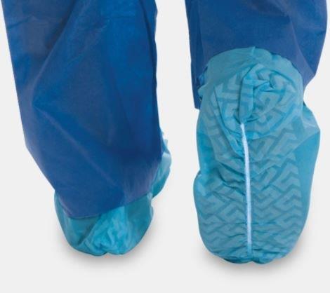 Shoe Covers, Heavyweight Spunbond, Skid-Resistant Tread, Unisize