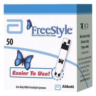 FreeStyle Blood Glucose Test Strip (50 count) Retail