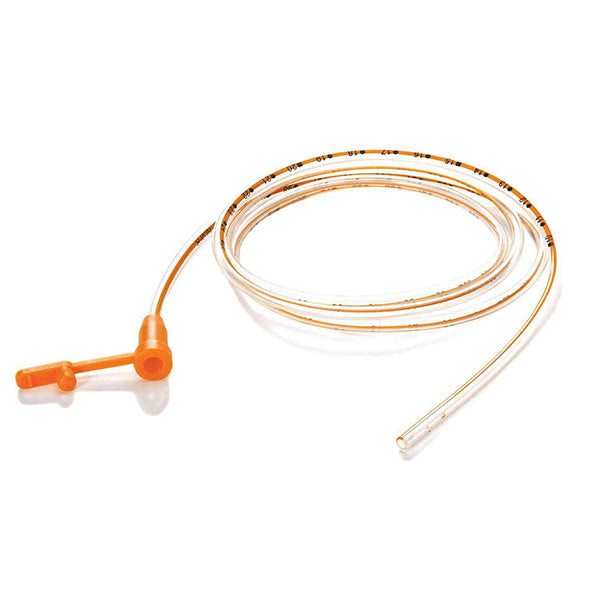 Indwelling Medium Polyurethane Enteral Feeding Tube with Orange Radiopaque Stripe, 6.5 Fr, 24", EA/1