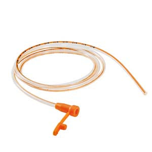 Indwelling Polyurethane Enteral Feeding Tube with Radiopaque Orange Stripe 8 Fr 16", EA/1