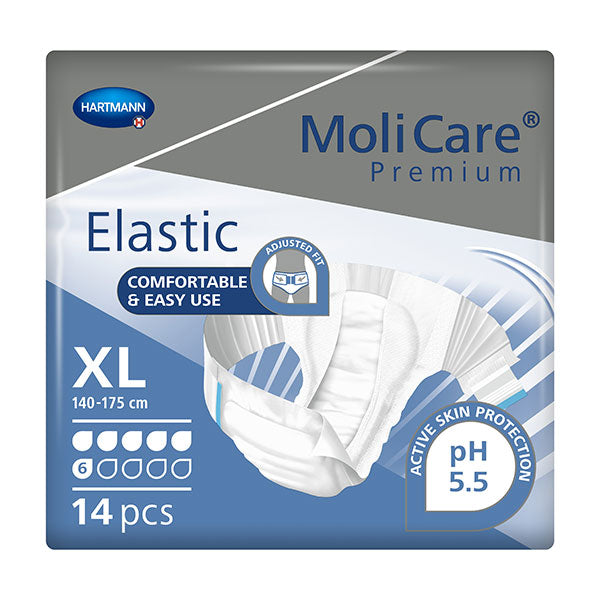 MoliCare Premium Elastic Brief 6D, X-Large 55" - 68"