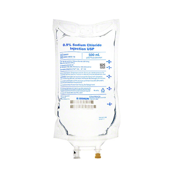 EXCEL Plus IV Container 0.9% Sodium Chloride Injection USP, 500 mL