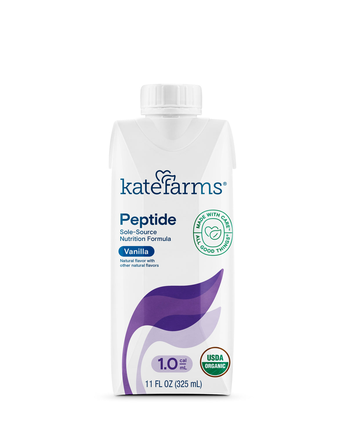 KATE FARMS Peptide 1.0 Vanilla, 11 fl. oz. (325 mL)