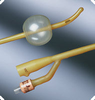 BARDEX LUBRICATH Carson 2-Way Specialty Foley Catheter 22 Fr 30 cc, Coude Tip.
