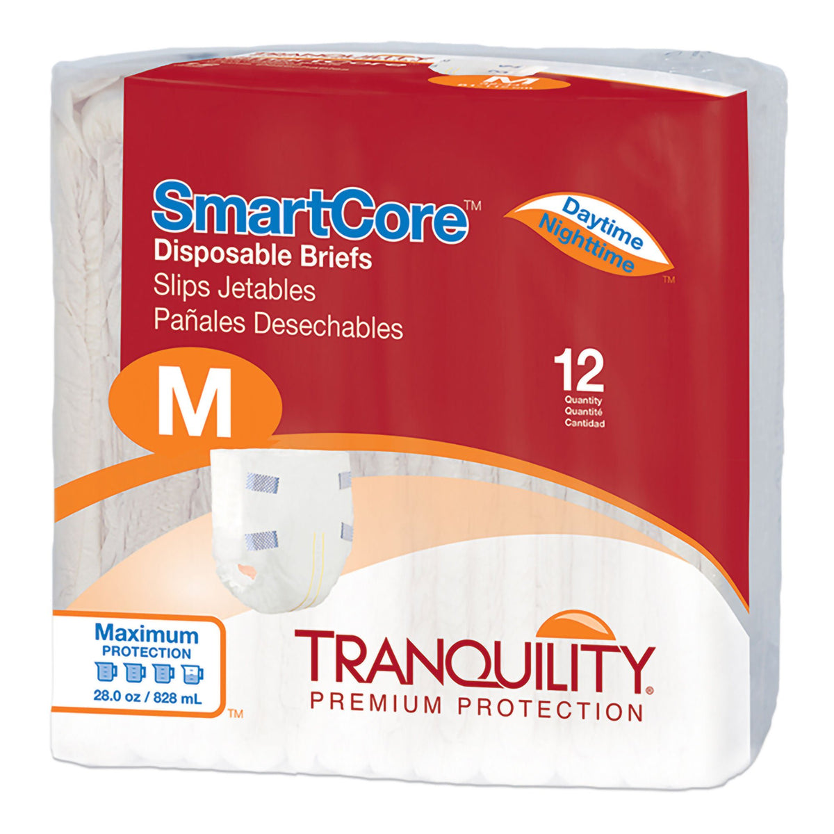 Tranquility SmartCore™ Maximum Protection Incontinence Brief, Medium, PK/12