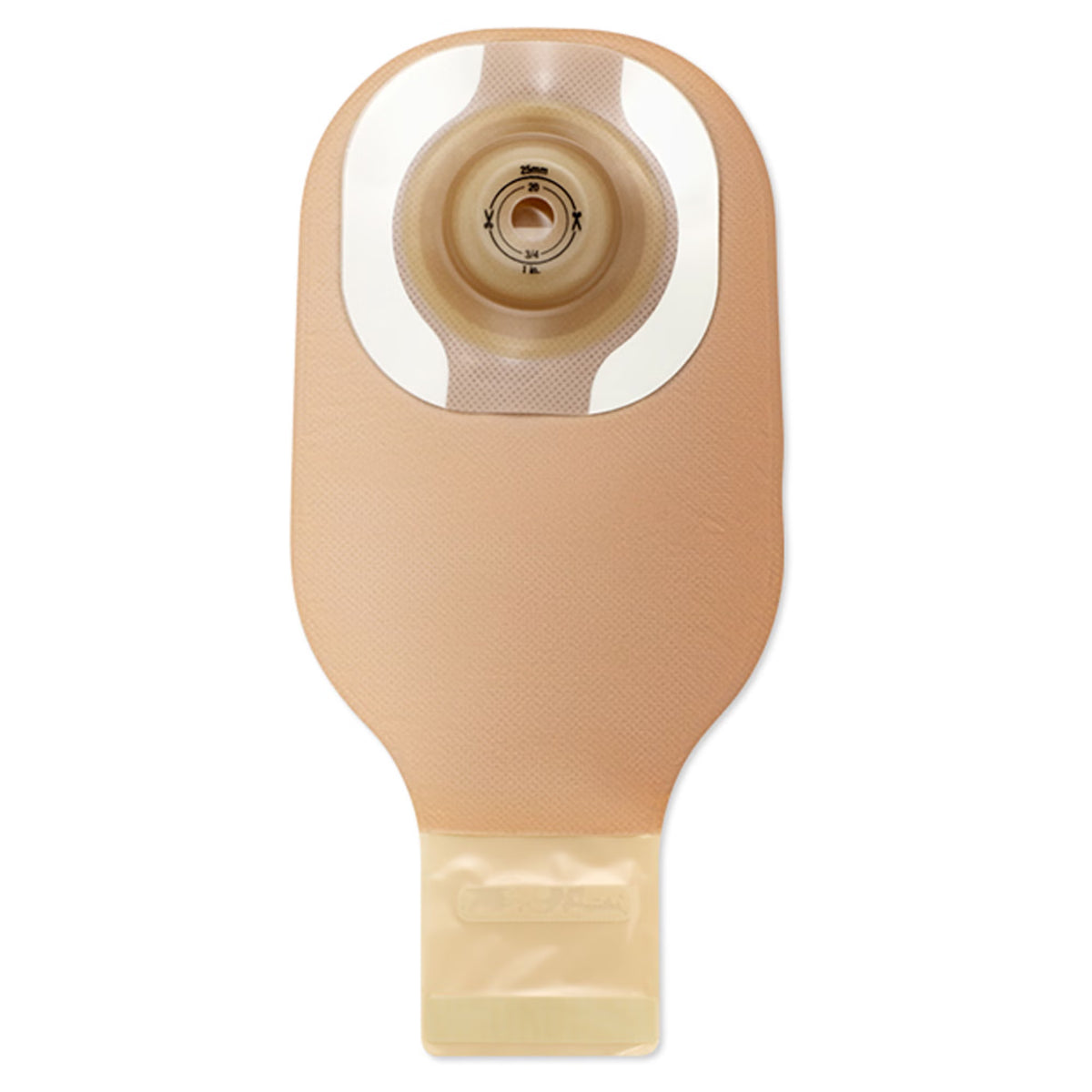 Premier™ 8958 One-Piece Beige Ostomy Pouch, Cut to Fit Stomas up to 38 mm